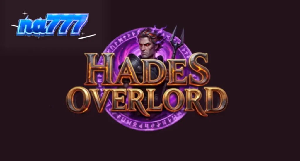 Tampilan visual slot Hades Overlord dengan tema dunia bawah yang gelap dan elemen mitologi Yunani.