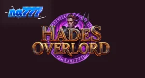 Tampilan visual slot Hades Overlord dengan tema dunia bawah yang gelap dan elemen mitologi Yunani.
